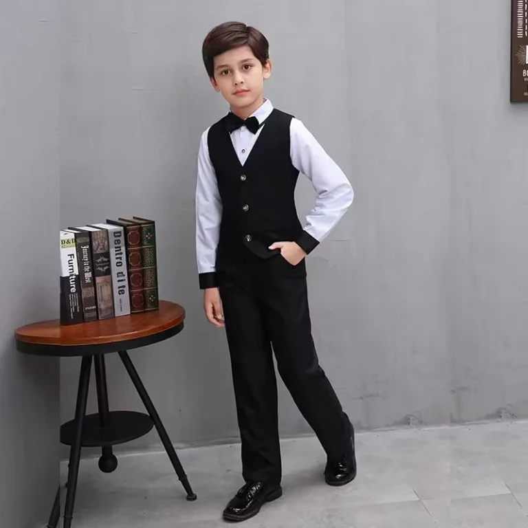 Childrens-Groomsman-Uniform-Childrens-Suit-Set-Flower-Boy-Dress-Boys-Set-Performance-Clothing