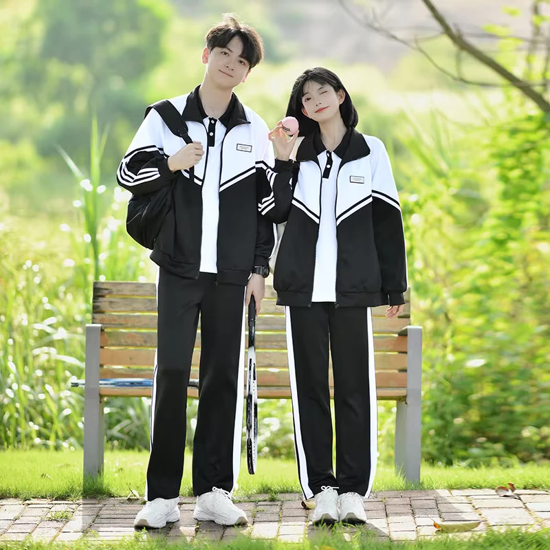 Childrens-Middle-School-Unisex-Jacket-School-Uniform-Set-Autumn-Polyester-Cotton-for-Junior-High-Students