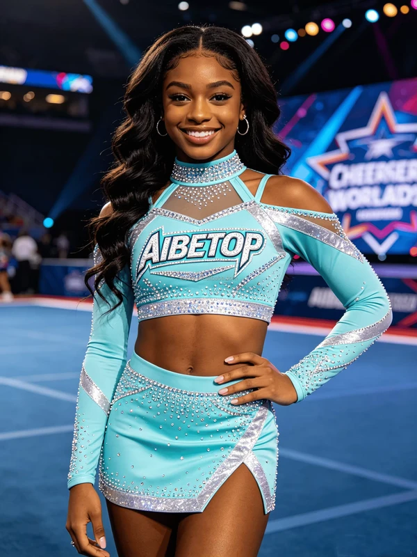 Childrens-School-Cheerleading-Uniform-Kits-Breathable-Spandex-Polyester-Seamless-Fusing-Customizable-Front-Back-Logo
