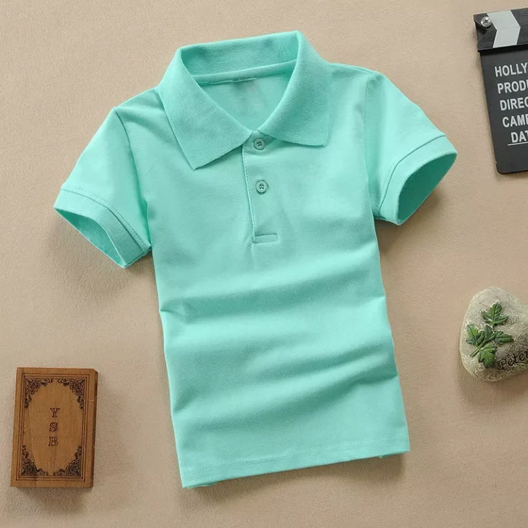 Childrens-Short-Sleeve-Plain-Polo-Shirts-Cotton-Polo-Shirts-for-Summer-School-Uniform
