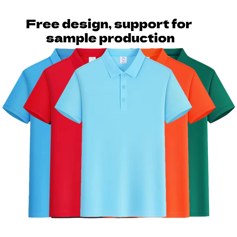 Childrens-Short-Sleeve-Polo-Shirt-with-Plain-Collar-Cotton-Polyester-Unisex-School-Uniform-Top-for-Boys-and-Girls