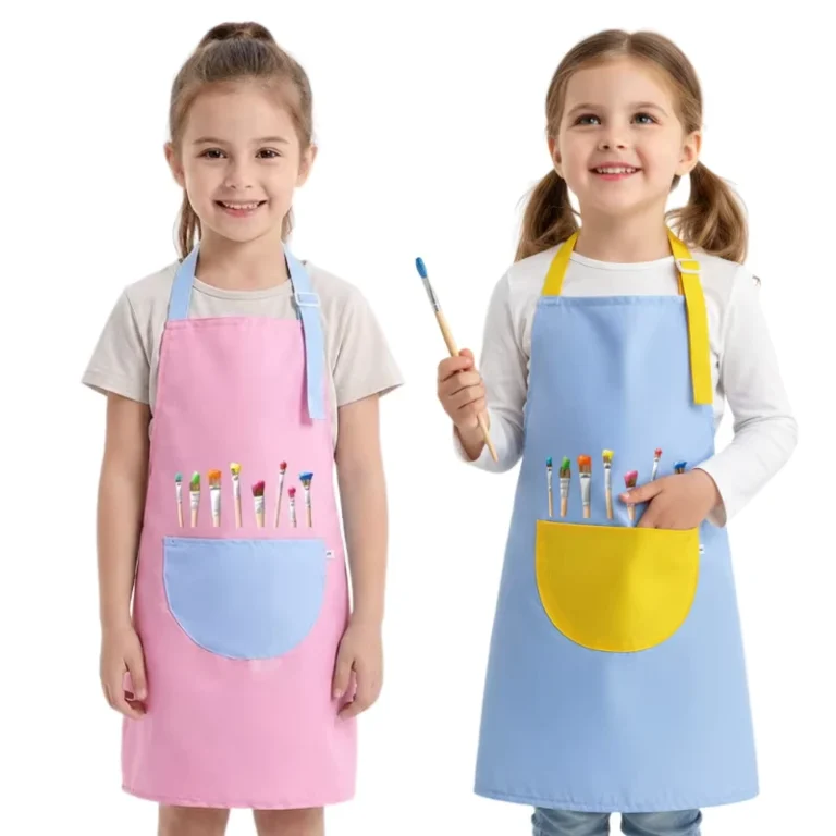 Childrens-Sleeveless-Polyester-Apron-for-Painting-Waterproof-and-Stain-Resistant-Customizable-Logo-for-Kids-Kindergarten
