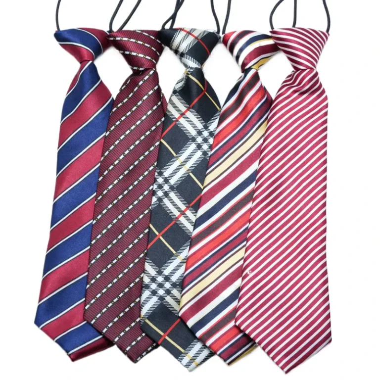 Childrens-Tie-Printed-School-Uniform-Accessories-Womens-Professional-Wear-Short-Style-College-Trend
