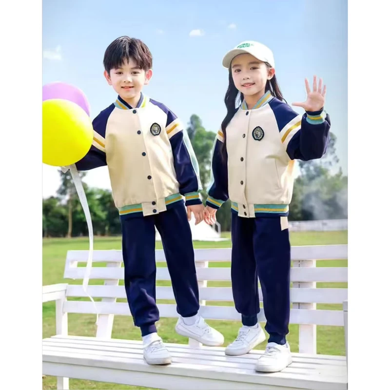 Childrens-Unisex-School-Uniform-Sportswear-Jacket-Coat-Polyester-Cotton-Material