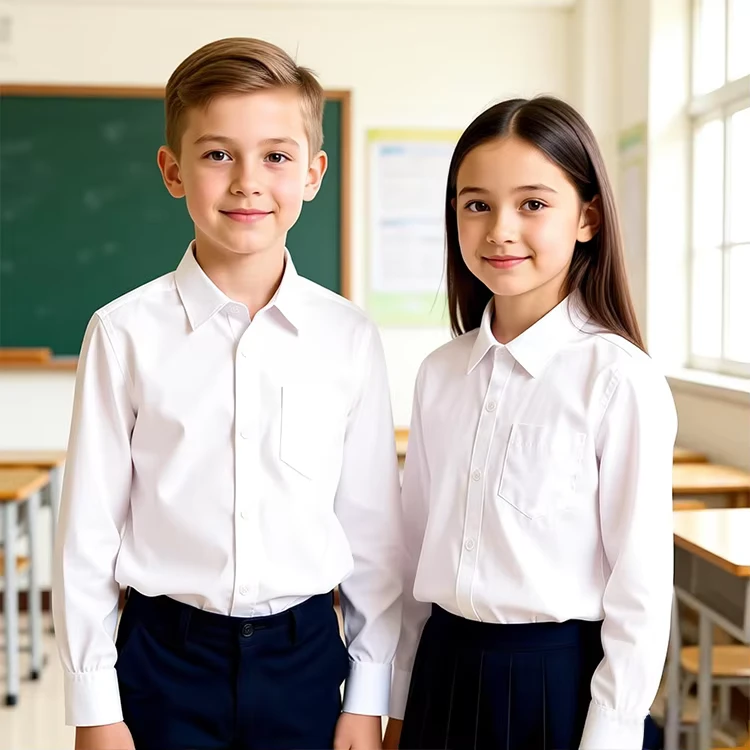 Childrens-White-Shirts-for-Girls-Elementary-High-School-Uniforms-Customizable-Embroidered-Logos-7-Day-Sample-Lead-Time