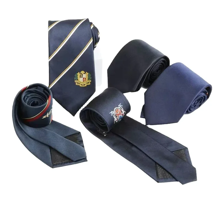 China-Factory-Customize-Woven-Jacquard-Handmade-Logo-Microfiber-Polyester-Tie