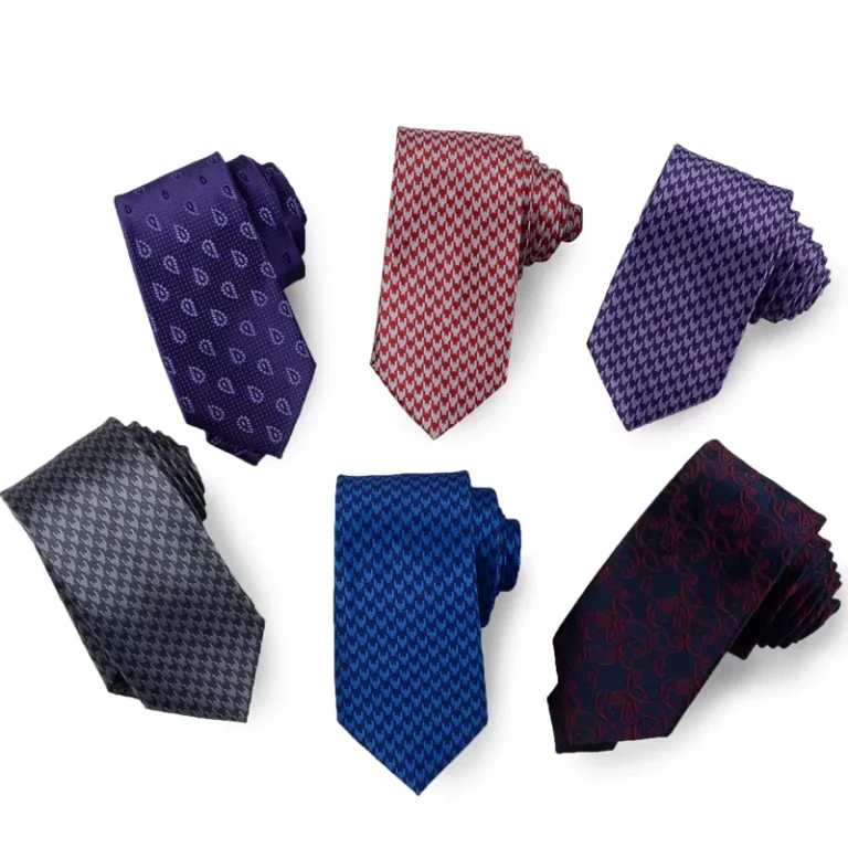 Chinese-Manufacturer-Handmade-Mens-Business-Necktie-Custom-Logo-Polyester-Jacquard-Tie-for-Men