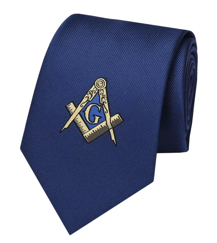 Classic-Masonic-Necktie-Jacquard-Polyester-with-Paisley-and-Striped-Pattern-Formal-Style-Tie