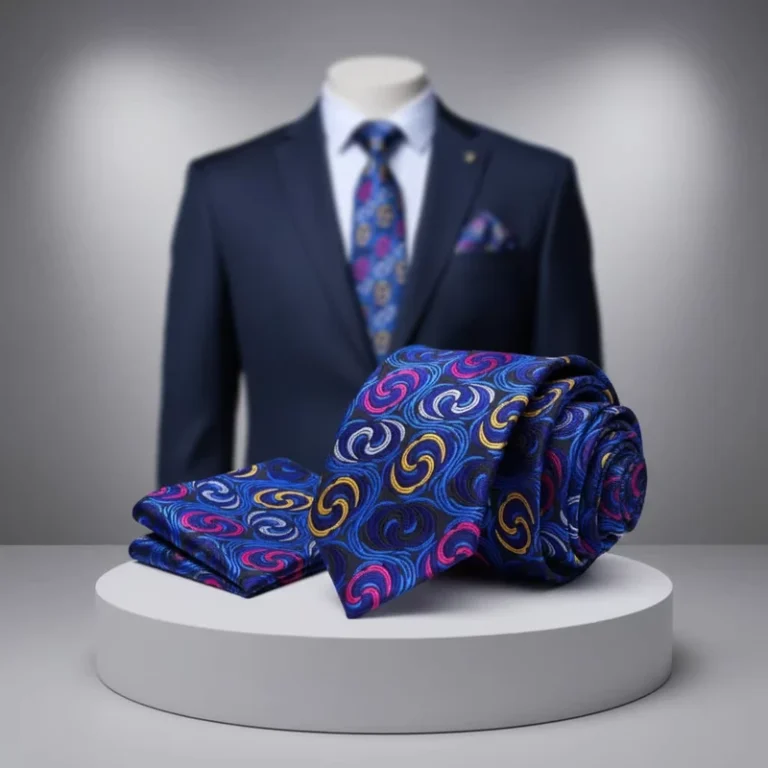 Classic-Mens-Custom-Logo-Casual-Polyester-Woven-Plain-Tie-Floral-Pattern-Quick-Dry-Necktie