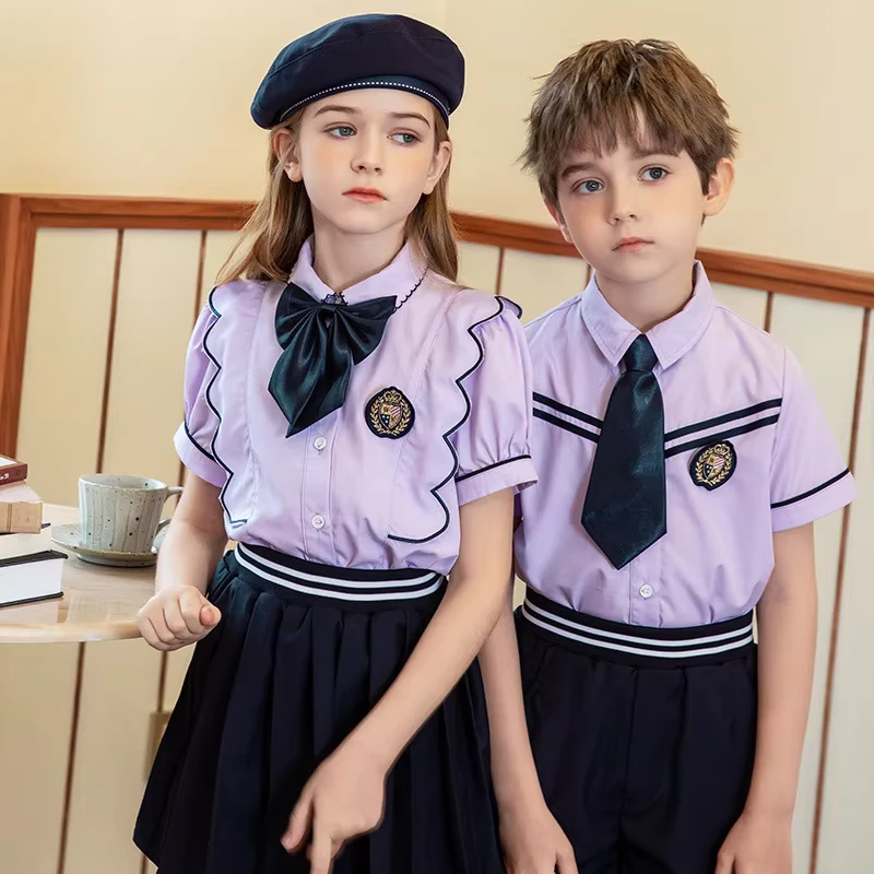 Classical-School-Uniform-Shirt-and-Pant-for-Girl-and-Boy-Primary-and-Secondary-Students-1