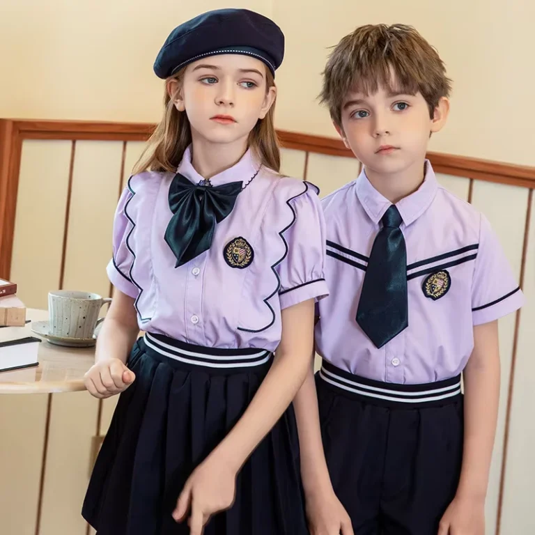 Classical-School-Uniform-Shirt-and-Pant-for-Girl-and-Boy-Primary-and-Secondary-Students