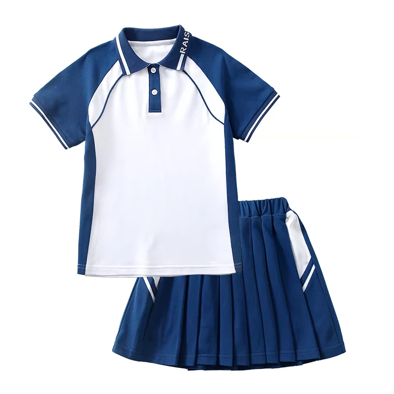 College-Uniform-Set-Kids-Summer-Kindergarten-International-School-Physical-Education-Uniform-and-Sportswear