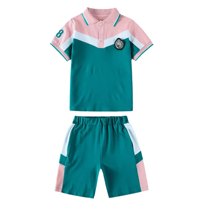 Contrast-Color-Student-Sport-School-Uniform-Kids-School-Uniform-Sets
