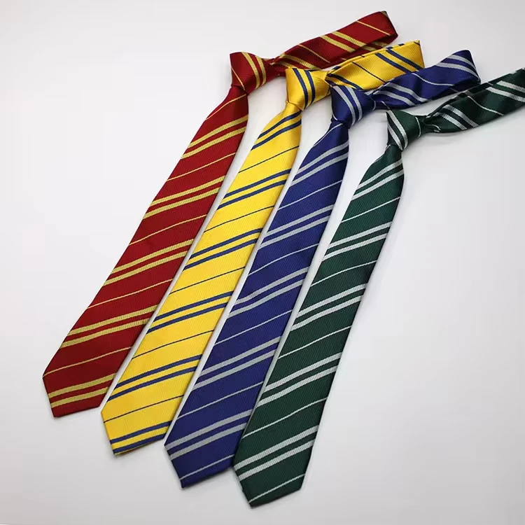 Cosplay-Costume-Accessories-School-Uniform-Striped-Tie-for-Students-Made-of-Polyester