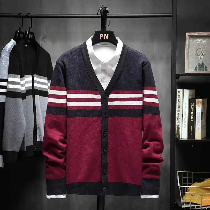 Costume-Size-logo-Long-Sleeve-Knitting-Pattern-School-Uniform-Cardigan-Sweater-for-Men