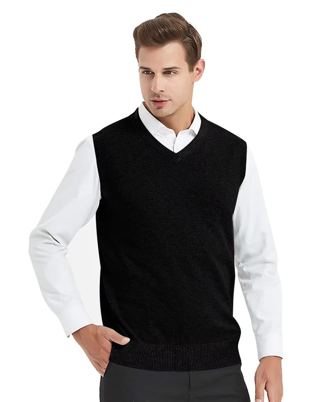 Cotton-Blend-Longline-Knit-Vest-with-Contrast-Trim-OEM-Custom-Fit-and-School-Uniform-Approved-1