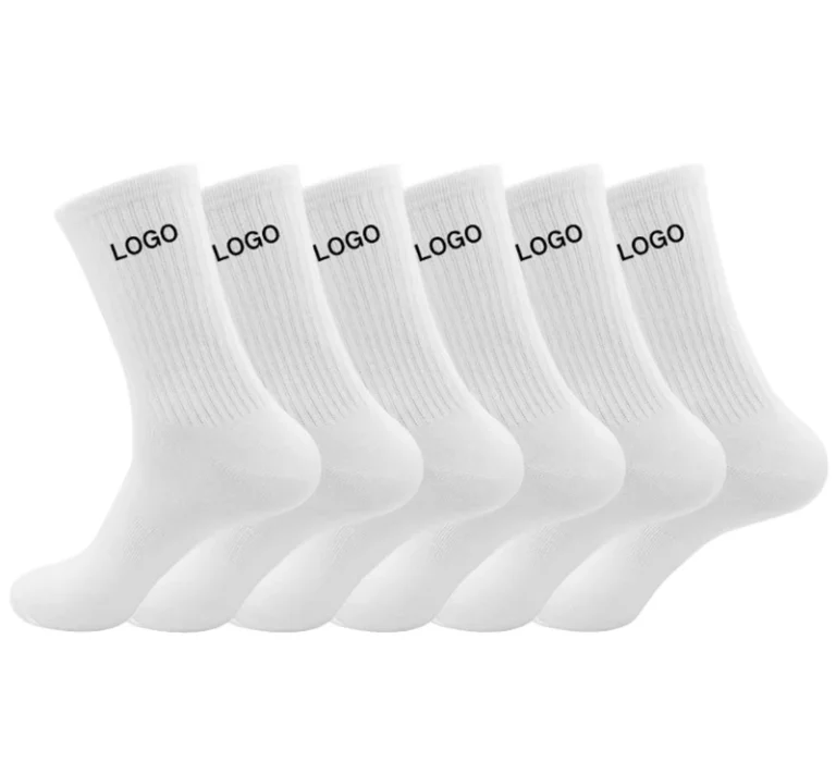 Cotton-Custom-Solid-Color-Blank-6-Packs-Men-Socks-White-Price-Crew-Socks-for-School
