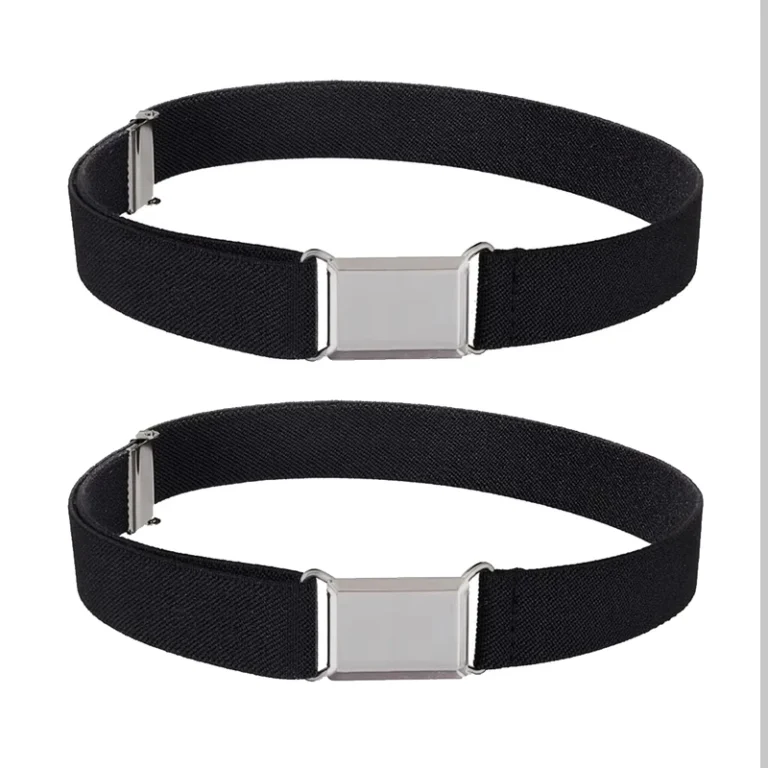 Cross-Border-Source-Kids-Adjustable-Solid-Color-Elastic-Pants-Belt-Boys-and-Girls-Canvas-Belt-with-Iron-Buckle-in-Stock