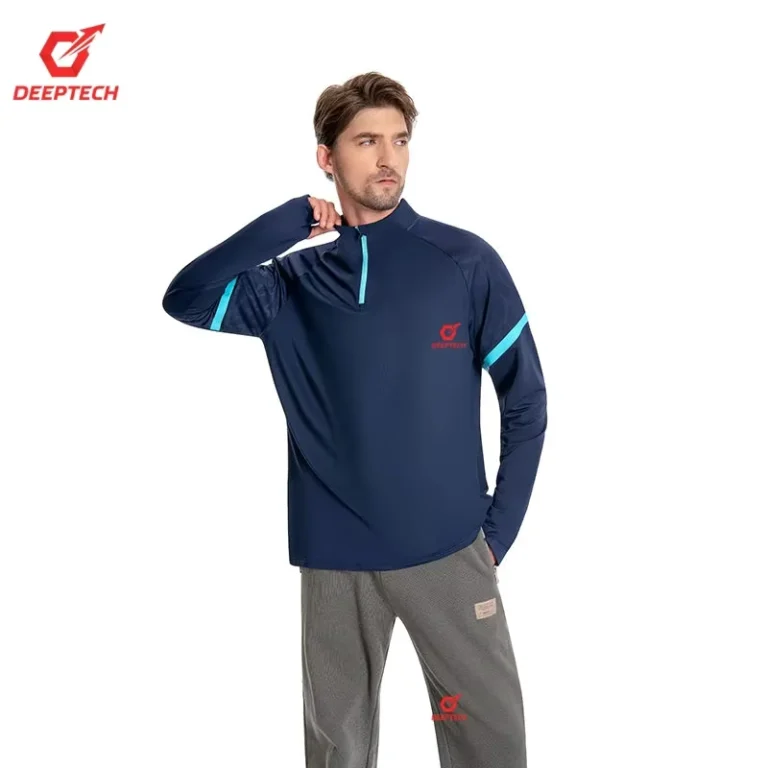 Custom-Adult-Quick-Dry-Football-Jersey-Smyl-Sportswear-Clothing-Fitness-Long-Sleeve-Half-Zipper-Football-Tracksuit-Set
