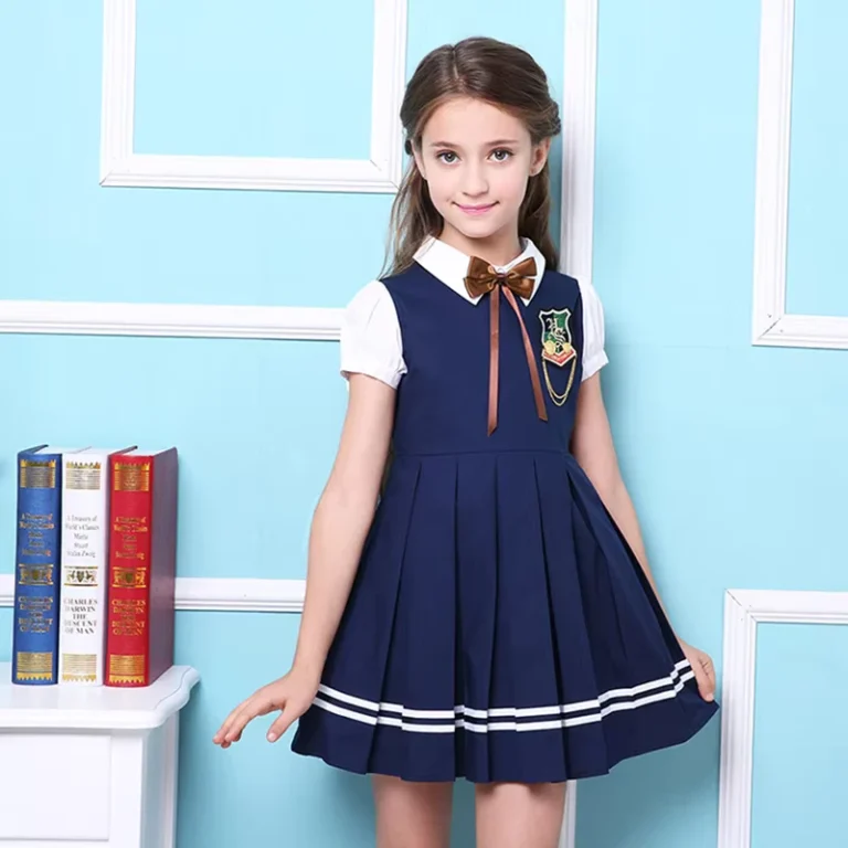 Custom-American-Kindergarten-Primary-School-Uniform-Dress-Girl-Uniforms-Skirts-Pinafore-School-Uniforms