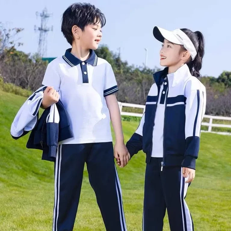 Custom-Autumn-Unisex-Kids-Sportswear-Jacket-and-Pant-School-Uniform-Set-for-Primary-School-Kindergarten