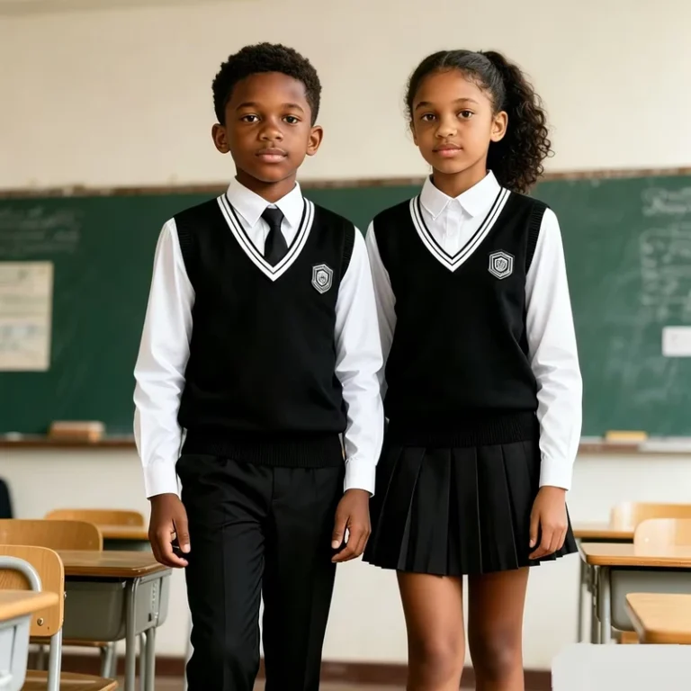 Custom-Black-V-Neck-Sweater-Vest-School-Uniform-Knitwear-with-Embroidered-Logo-for-Students