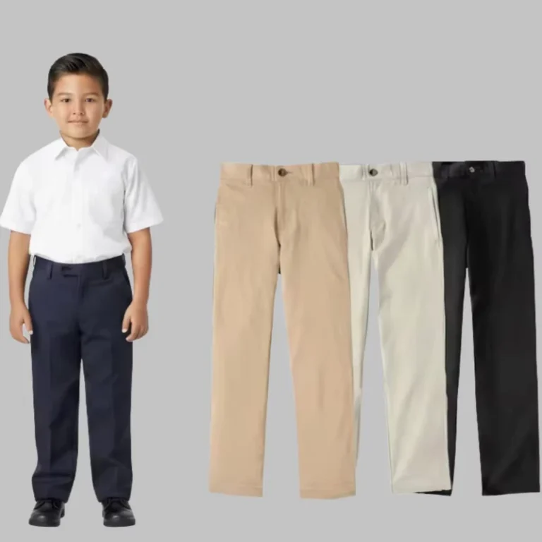 Custom-Boys-Multi-Color-School-Uniform-Pants-Convertible-Long-Short-Trousers-for-Kids-Student