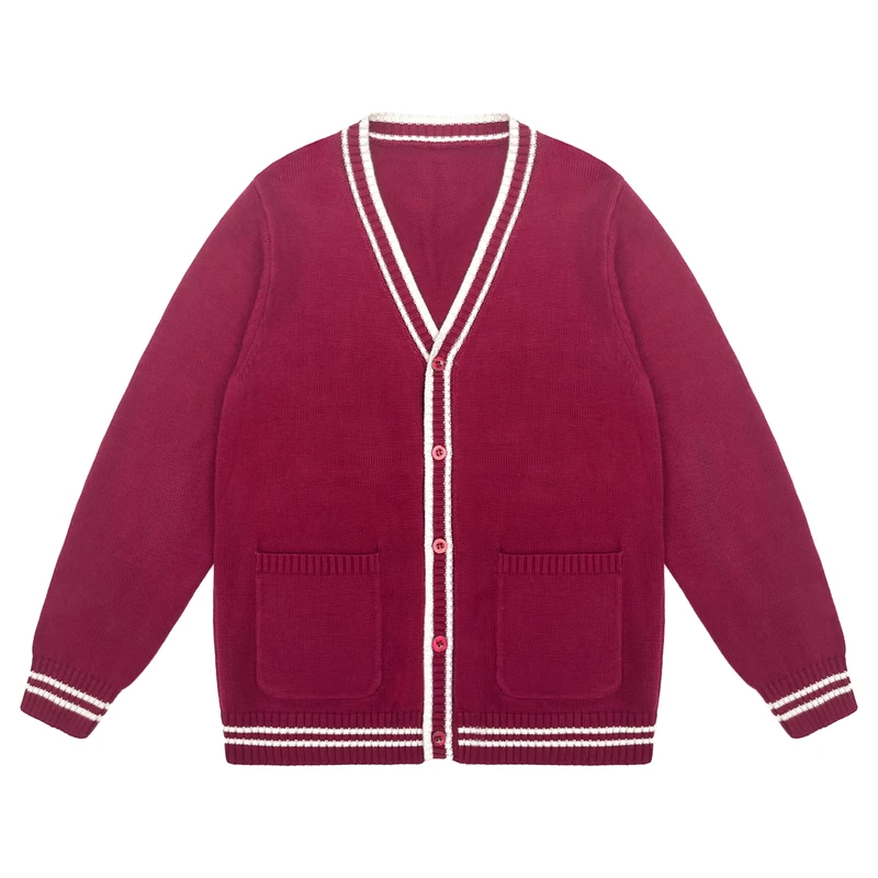 Custom-Children-College-Style-Sweater-Coat-Children-Students-Class-Clothes-School-Uniform-Clothes-Knitted-Cardigan