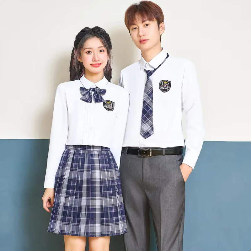 Custom-Children-Graduation-Uniforms-Oxford-Fabric-Unisex-College-Style-Jk-Uniforms-Long-sleeved