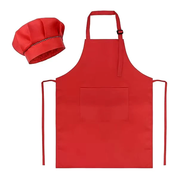 Custom-Childrens-Cooking-Costume-Set-Adjustable-Cotton-Apron-Chef-Hat-Sublimation-Blanks-Pocket-Kits-for-Kids-DIY-Repostera