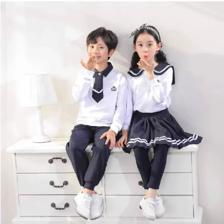 Custom-Childrens-School-Uniform-Bulk-Order-50-Colors-School-Emblem-7-Day-Sample-OEM-Factory-Foshan