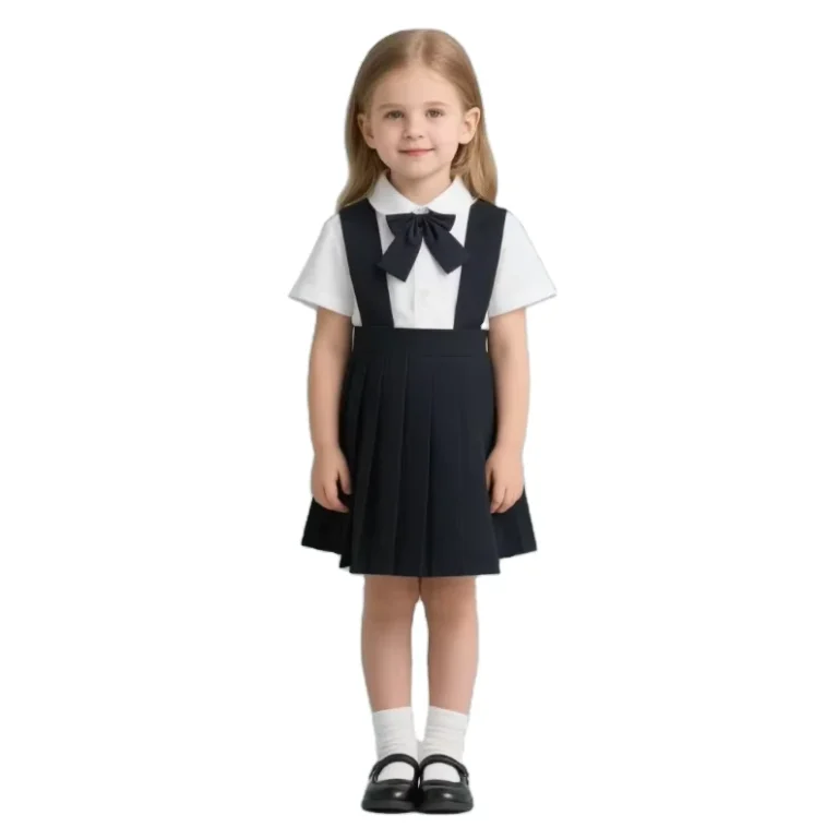 Custom-Childrens-School-Uniform-Dress-Set-Custom-logo-Graduation-School-Uniform-Dress