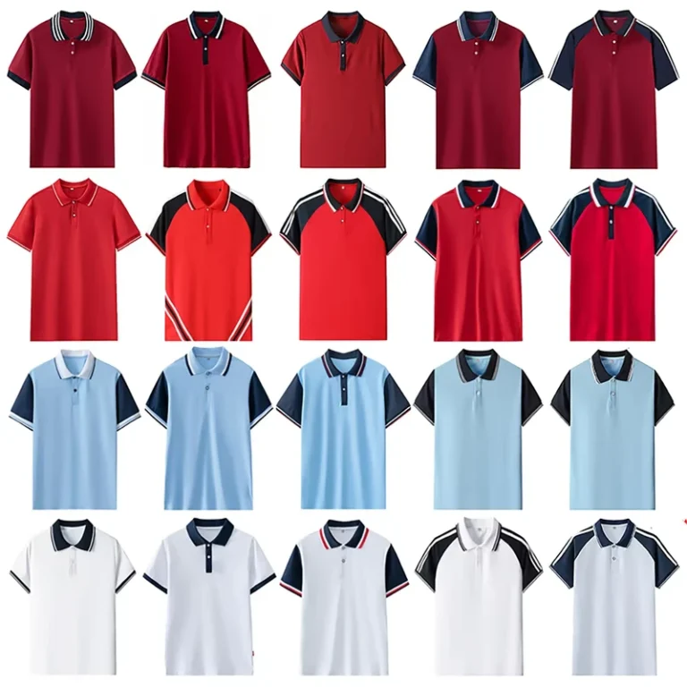Custom-Cotton-Childrens-Boys-and-Girls-Primary-and-Secondary-School-Students-High-School-Classic-POLO-Shirt-Uniform-1