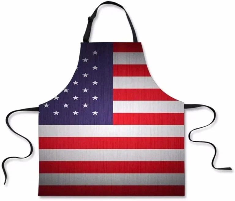 Custom-Design-Adult-Apron-Cartoon-Pattern-Children-Apron-American-Flag-Painted-Aprons