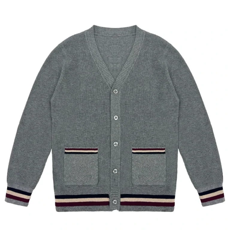 Custom-Design-British-Style-Summer-School-Uniforms-Boys-Girls-Long-Sleeve-V-Neck-School-Uniform-Cardigan