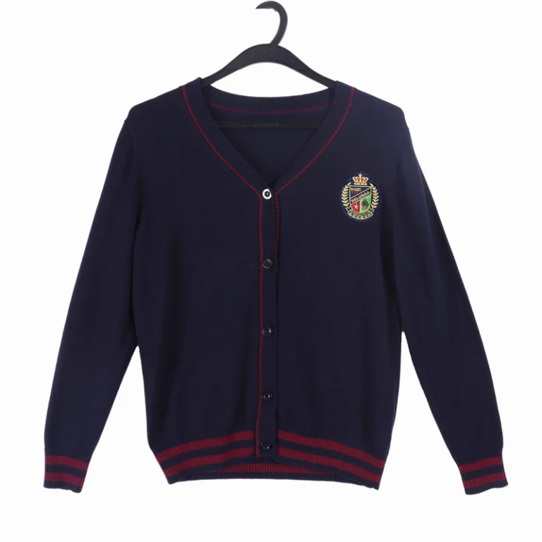 Custom-Design-School-Sweater-Uniform-Kids-Childrens-School-Sweater-V-Neck-Cardigan-for-Boy