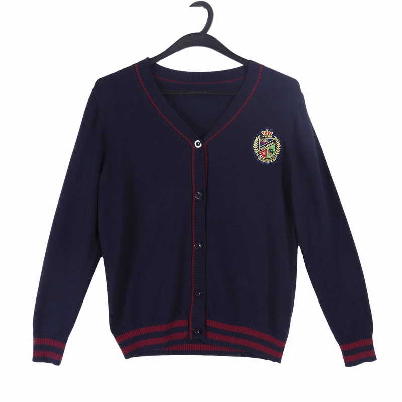 Custom-Design-School-Sweater-Uniform-Kids-Childrens-School-Sweater-V-Neck-Cardigan-for-Boy