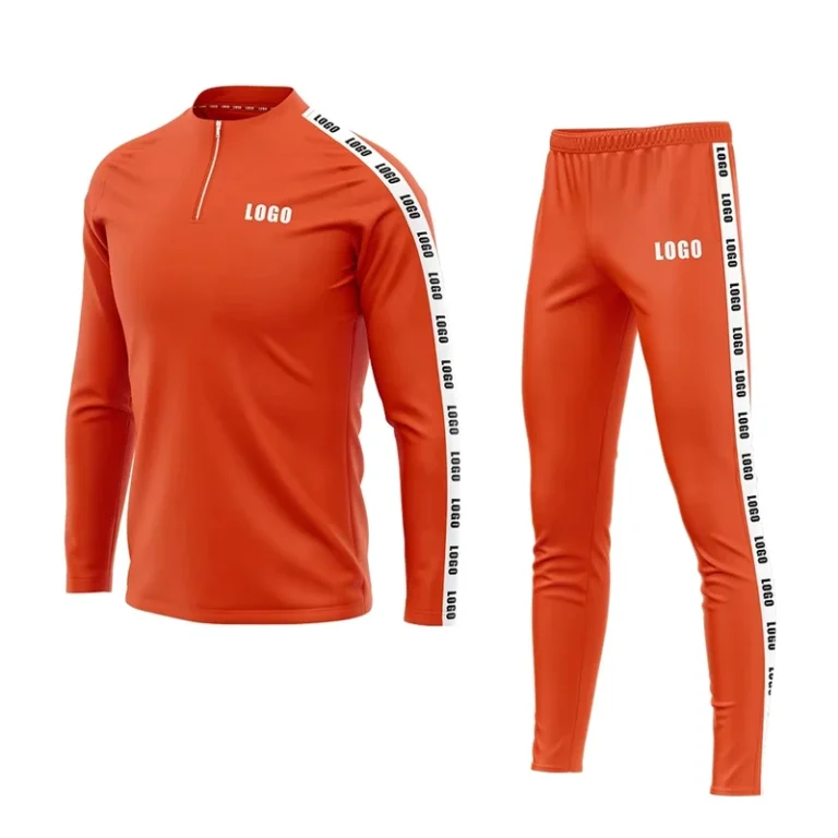 Custom-Design-School-Uniform-Tracksuits-Polyester-Fabric-Zip-up-Soccer-Training-Tracksuits