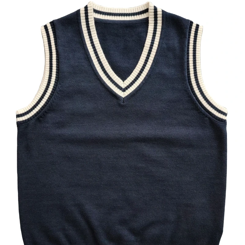 Custom-Design-Sleeveless-Vest-Long-Sleeve-v-Round-Neck-Full-Buttons-School-Uniform-Garments-Boy-Girl-Sweater
