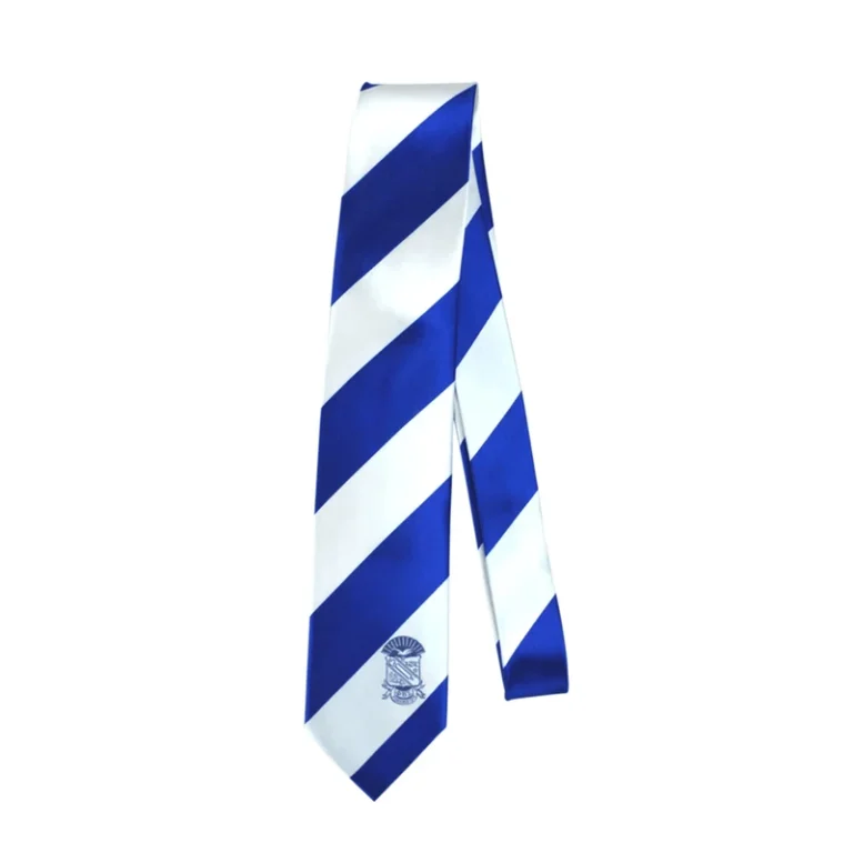 Custom-Designs-Accept-Phi-Beta-Sigma-Blue-White-Stripe-Bowtie-Fraternity-Silk-Neck-Tie