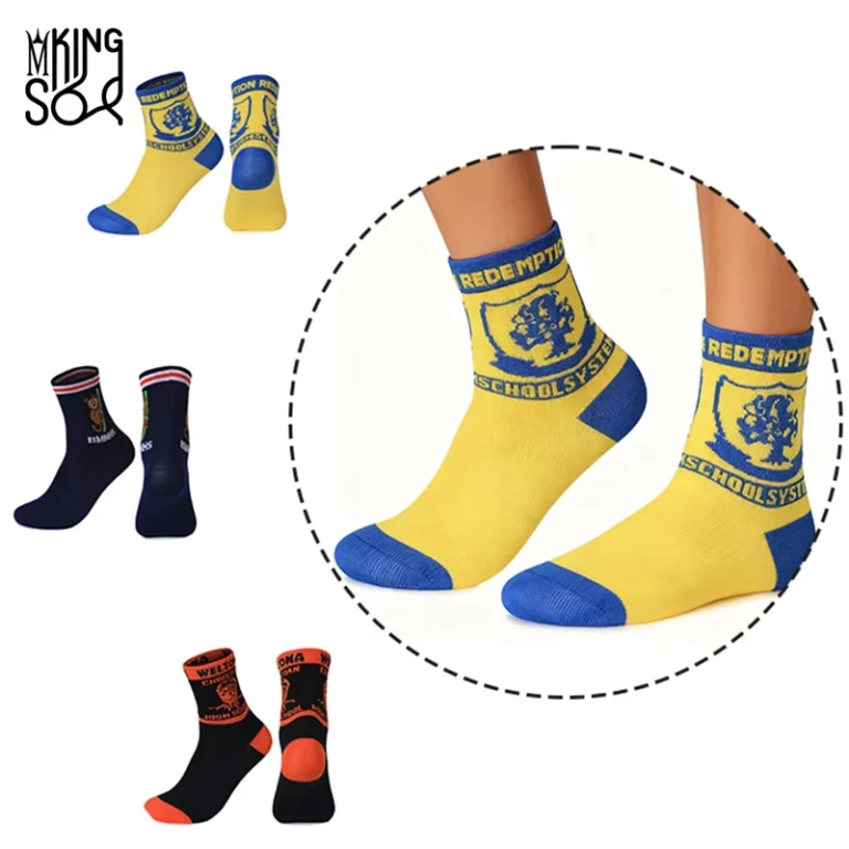 Custom-Different-Size-Crew-Cotton-Breathable-School-Socks-with-African-School-Logo-Student-Socks