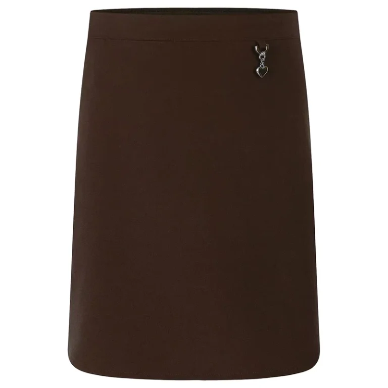 Custom-Elasticated-Back-Waist-Pencil-Skirt-Solid-Color-Teenage-Girl-Midi-Length-Skorts-Dress-Whit-Jet-Pocket