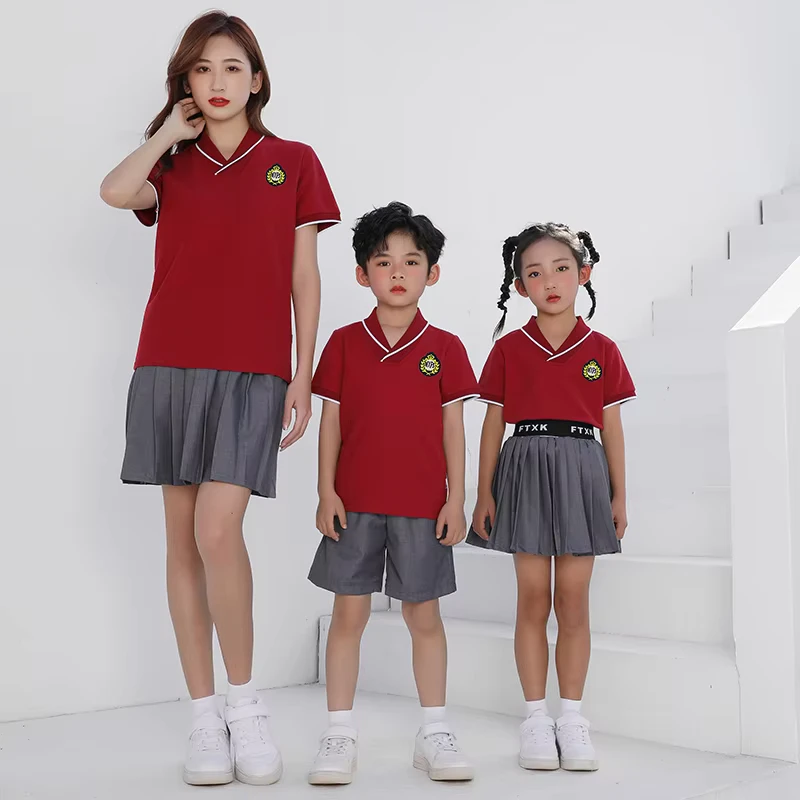 Custom-Fabric-Kindergarten-Primary-Children-High-Kid-Uniform-Teacher-Uniform-Designs-School-Uniforms-Polo-Shirts-Skirt-Costumes