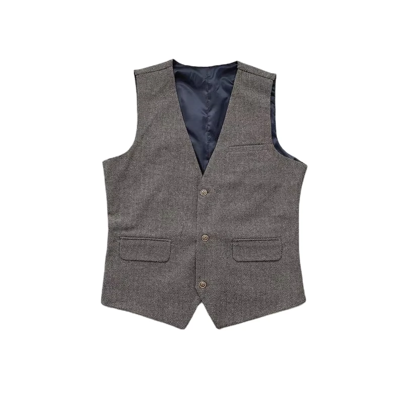 Custom-Formal-Business-Lapel-Vest-Office-Blazer-Waistcoat-Party-Work-Jacket-Top
