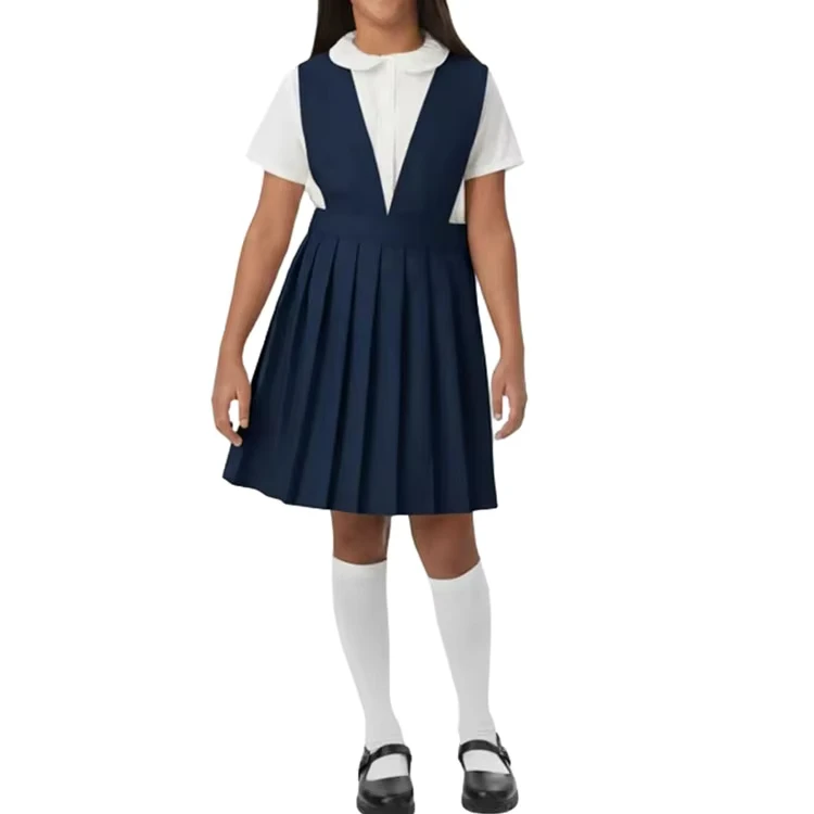Custom-French-Toast-Girls-V-Neck-School-Uniform-Jumper-for-Student-Girls