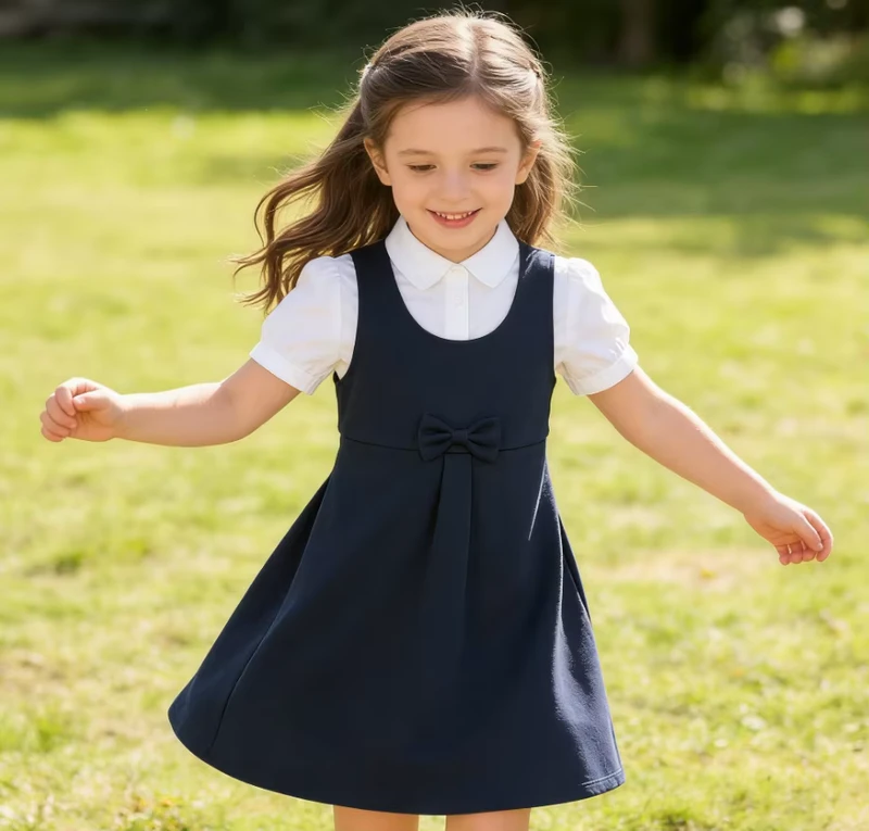 Custom-Girls-School-Uniform-Dress-OEM-Multiple-Colors-7-Day-Sample-In-Stock-Kids-Clothing-Factory-Foshan-1