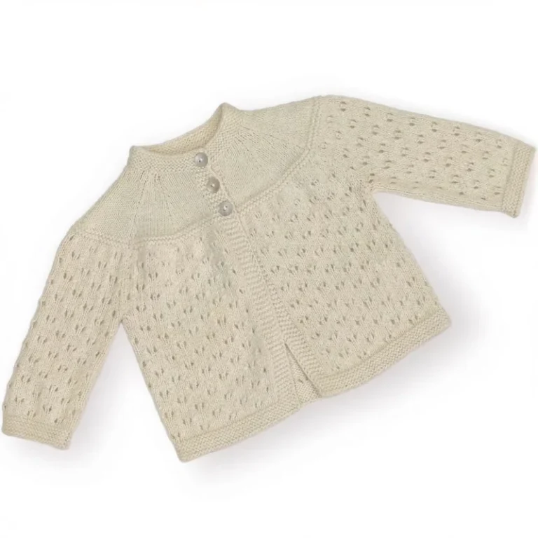 Custom-Hand-Knitted-100-Pure-Cotton-Breathable-Comfortable-Skin-Friendly-Warm-All-Seasons-Cartoon-Cardigan-for-Toddler-Girls