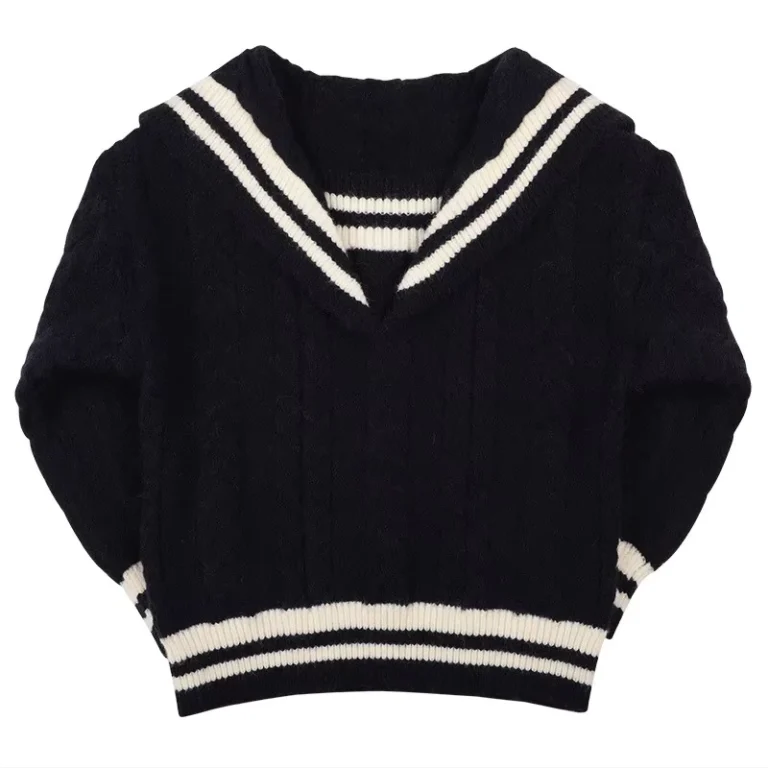 Custom-High-Quality-High-School-Girls-Uniform-Designs-High-School-Uniform-Sweater-School-Sweater-Flat-Knitting-Machine