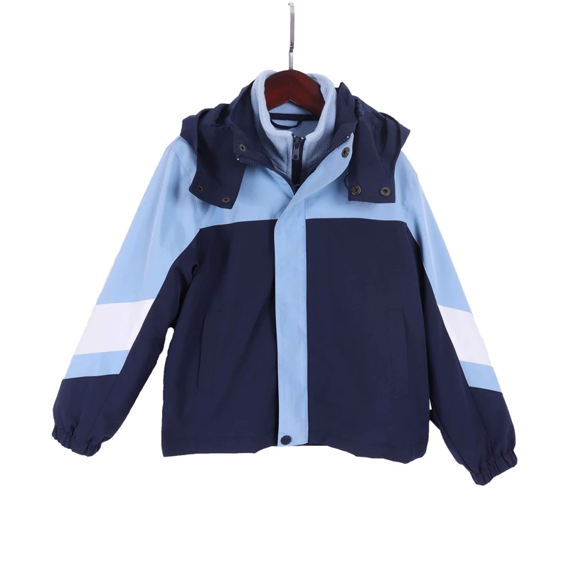 Custom-High-Quality-Kindergarten-High-Primary-School-Uniform-Tracksuit-School-Windproof-Jacket-Two-Piece-Set-Unisex