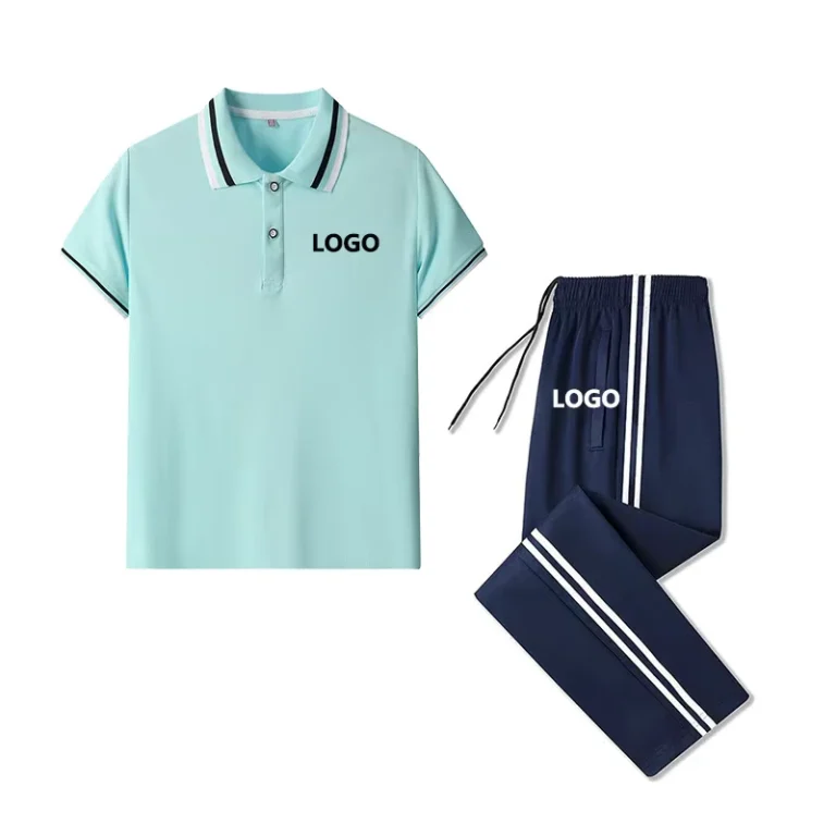 Custom-High-School-Polo-Shirt-Primary-School-Children-Sportswear-Kindergarten-Boys-Girls-School-Uniforms-for-Summer